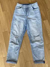 H&M spodnie jeansowe z dziurami roz. 158