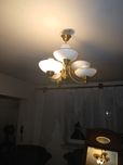 Żyrandol mosiezny