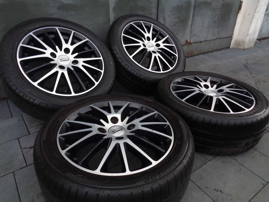 Polerowane alufelgi CMS 15 cali 4x108 FORD + opony letnie 7mm, wysyłka