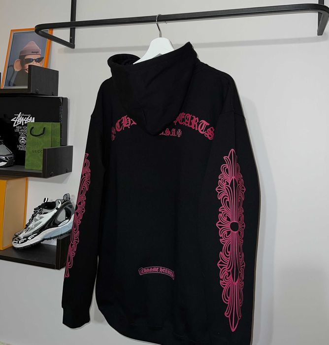Худі Chrome Hearts чорного кольору