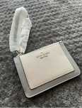 Small card holder / portfelik kate spade new york bialy szary