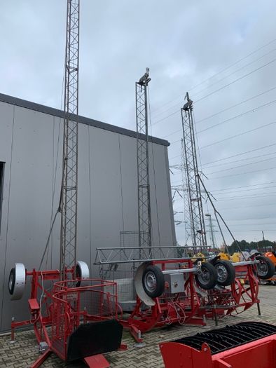 Windy budowlane Zeppenfeld Herzog podnośnik koszowy 200kg wciągarka