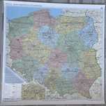 Mapa Rzeczypospolitej Polskiej skala 1:500000 aktualna 2022