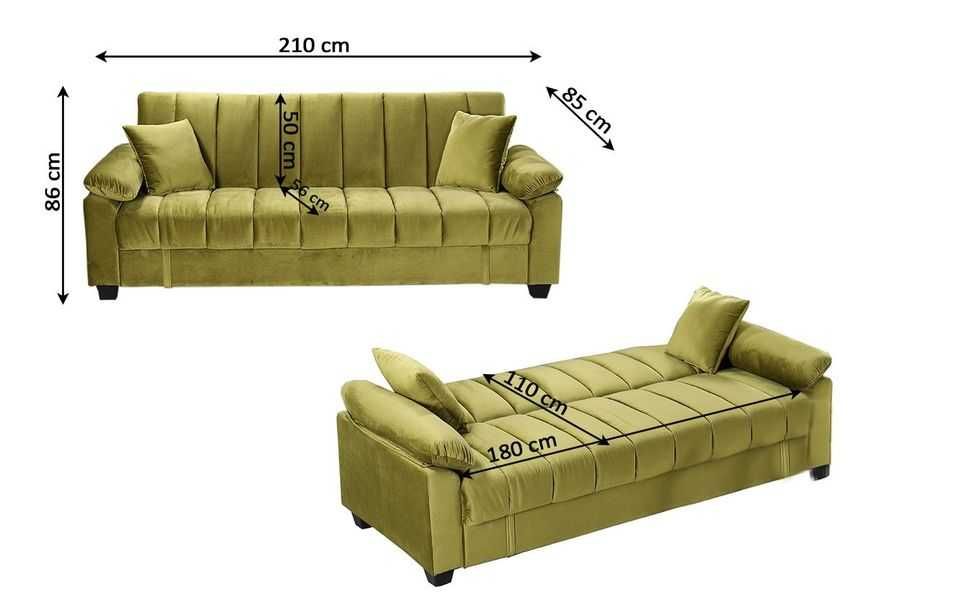barato sofa cama acolchoado e puff novo envio gratis