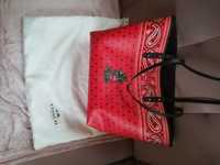 Torba shopper coach Disney dwustronna mickey czerwona bandana