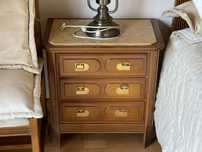 Conjunto de quarto - madeira / carvalho
