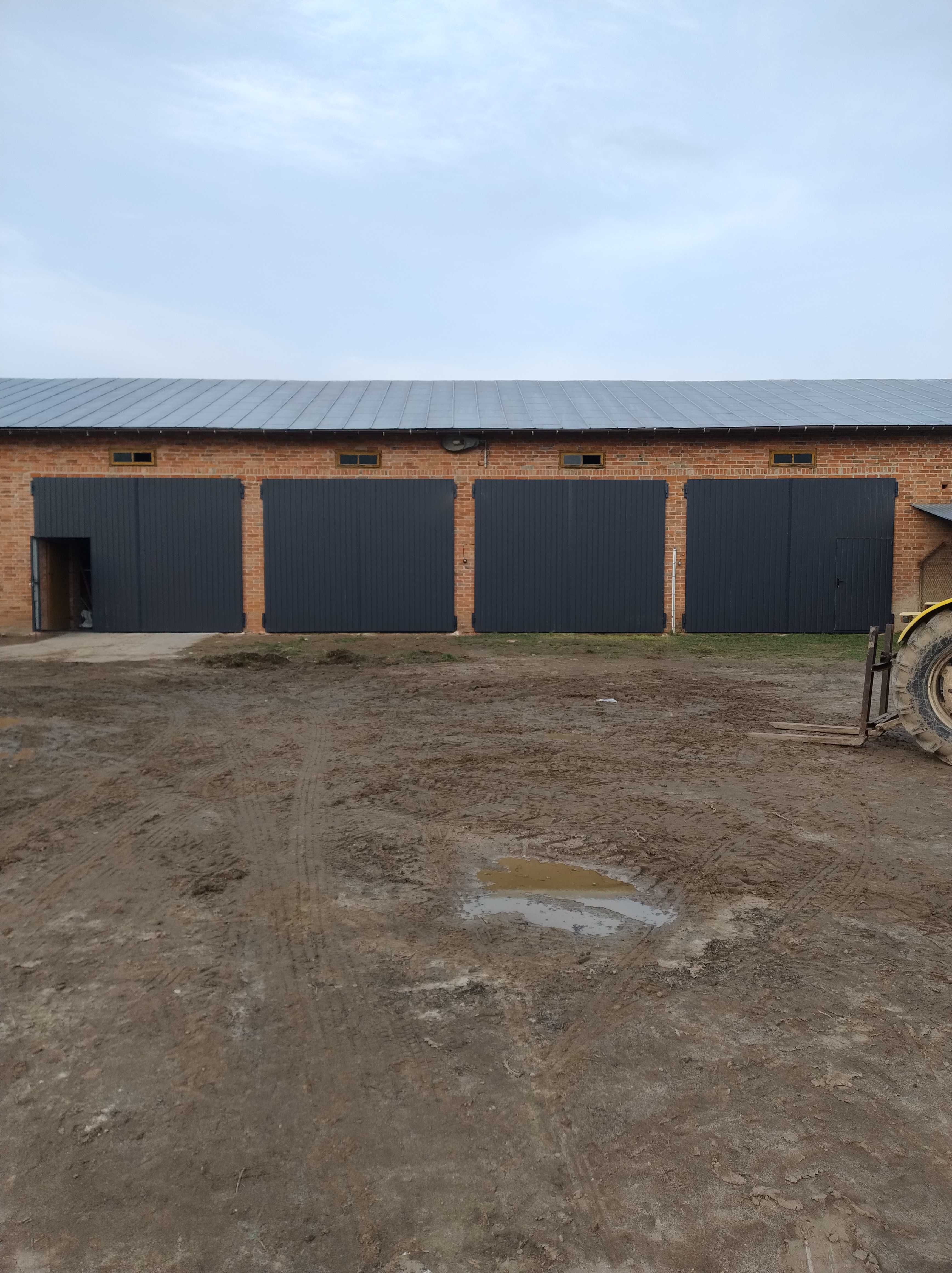 Bramy Drzwi stalowe przesuwne garaż wrota wierzeje stodoły obory hale