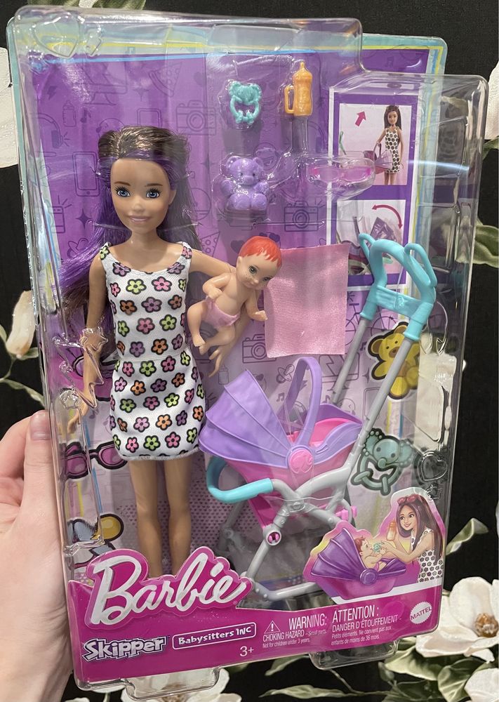 Barbi Skipper Барби скипер няня пупс коляска Оригинал!