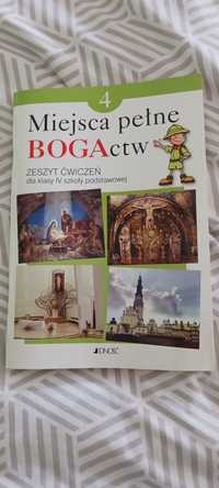 Zeszyt ćwiczeń do religii miejsca pełne bogactw dla klasy 4