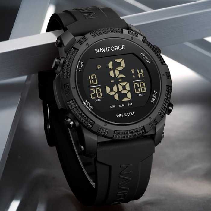 Чоловічий годинник Naviforce Europe Black +БЕЗКОШТОВНА ДОСТАВКА