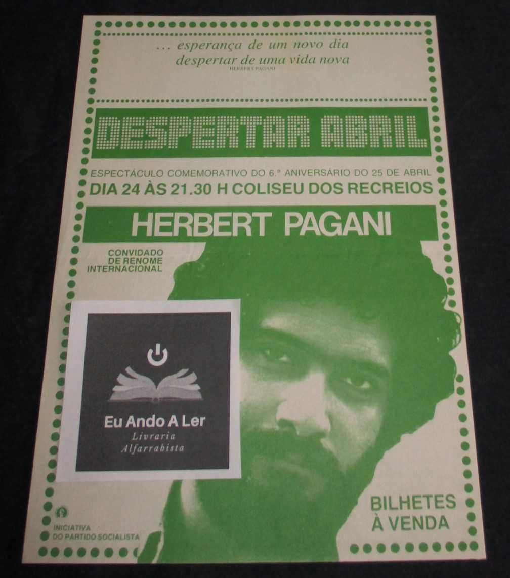Brochura PS Despertar Abril Herbert Pagani 1980