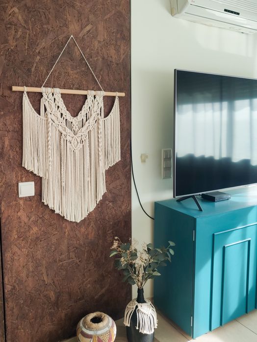 Painel parede Macrame
