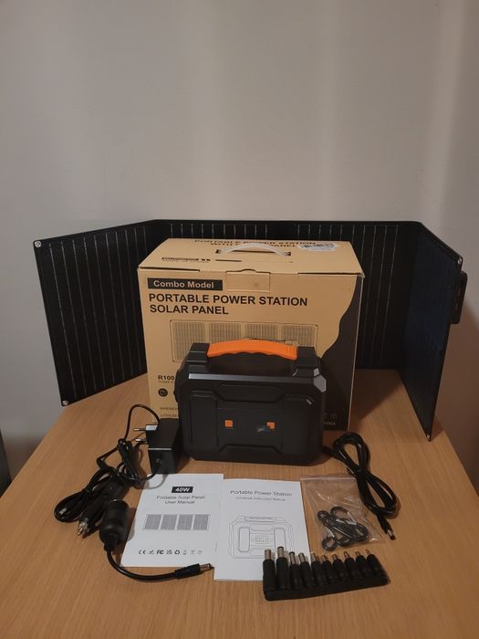 Powerbank Powkey R100 27.000mAh plus panel solarny