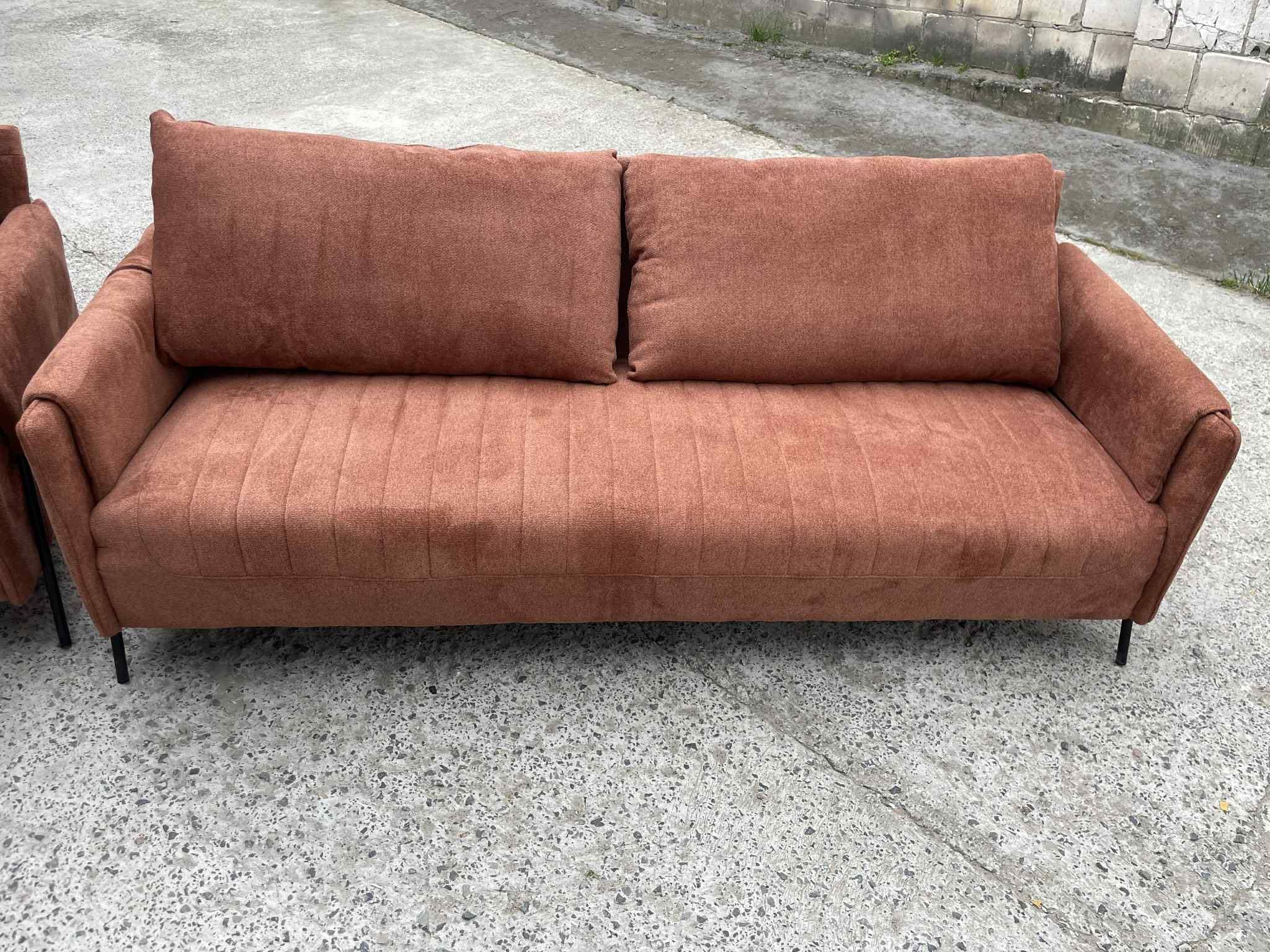 Sofa z fotelem stan nowy