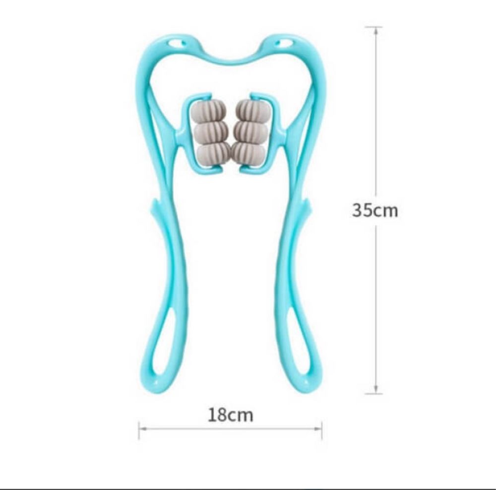 Масажер для шиї та плечей роликовий 6 роликів