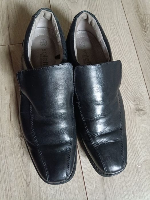 Męskie pantofle skórzane SOLEFLEX