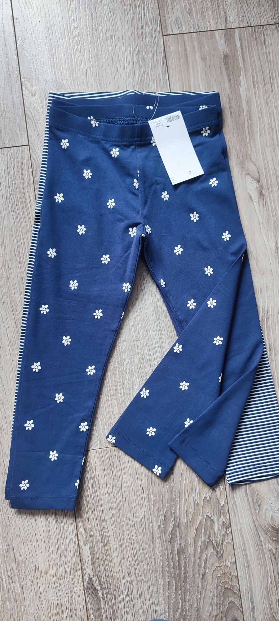 Legginsy dziewczęce 116 3 pak nowe George