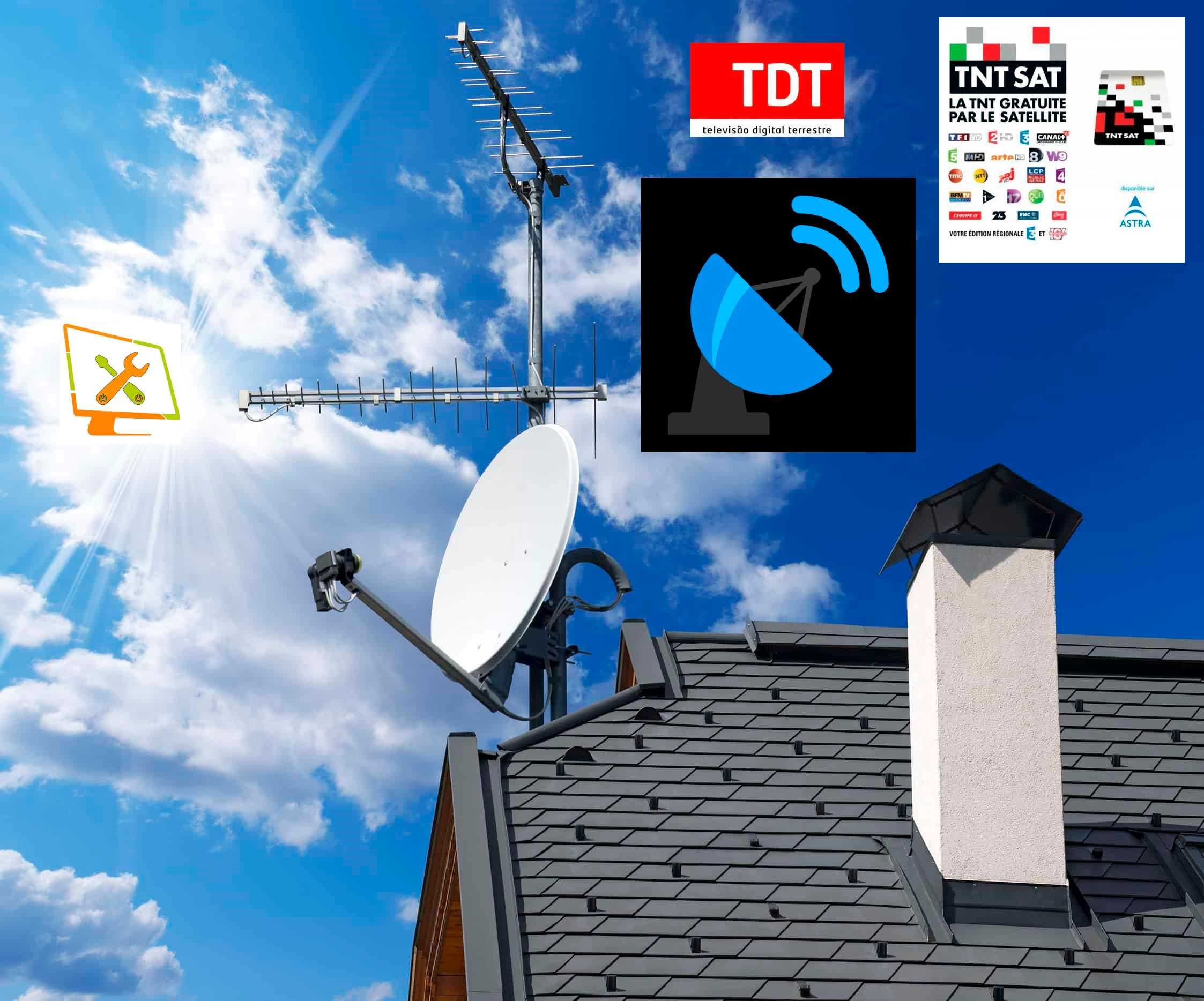 INSTALAÇÃO DE TELEVISÃO POR ANTENA PARABOLICA OU TDT