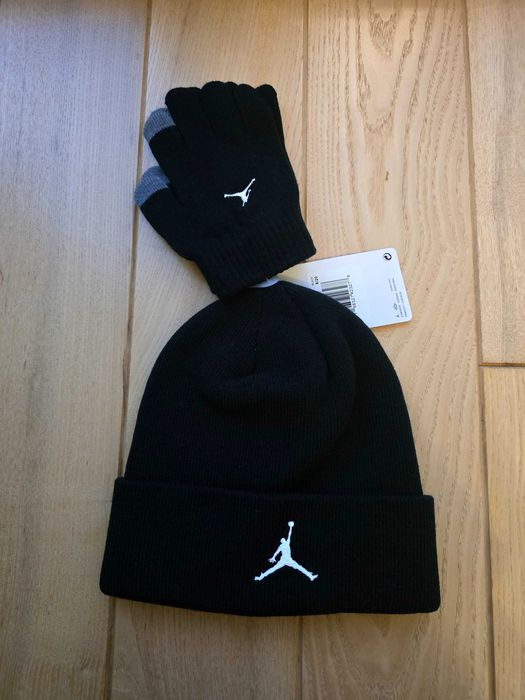 Czapka zimowa i rękawiczki Jordan dziecięce unisex nowe Nike nowa
