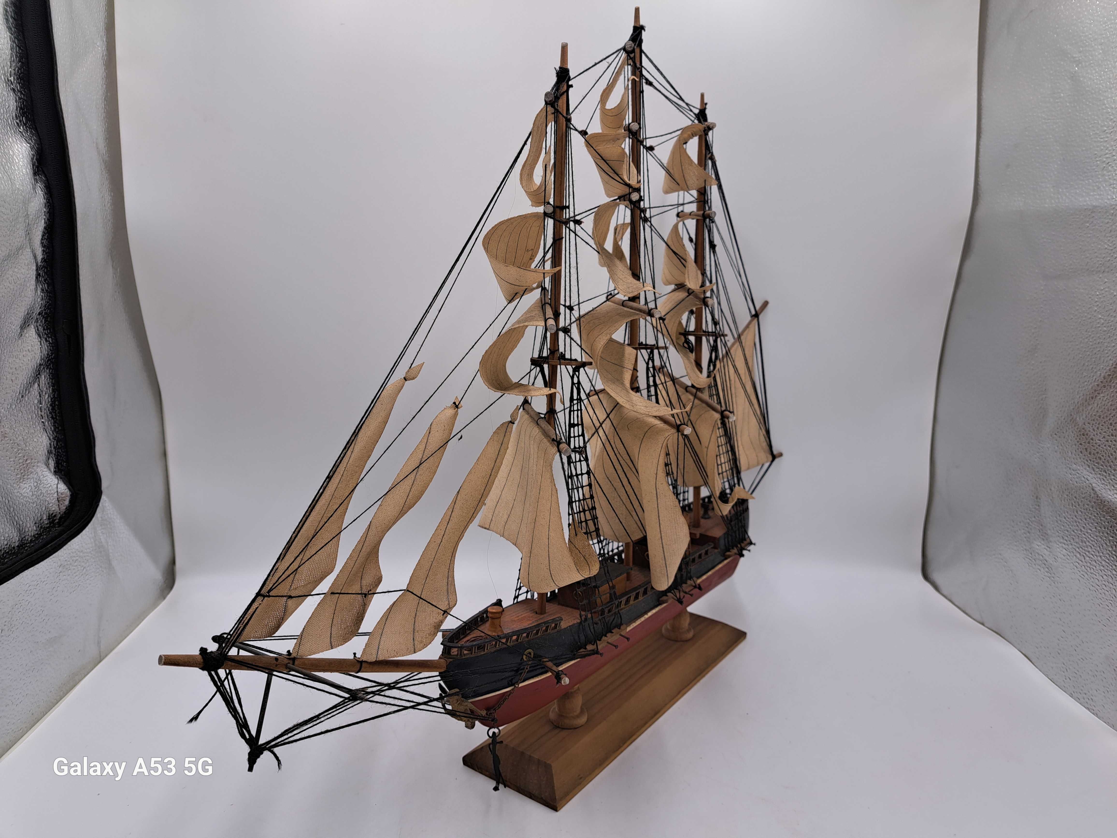 Statek żaglowiec drewniany makieta Fragata Espanola Siglo XVIII