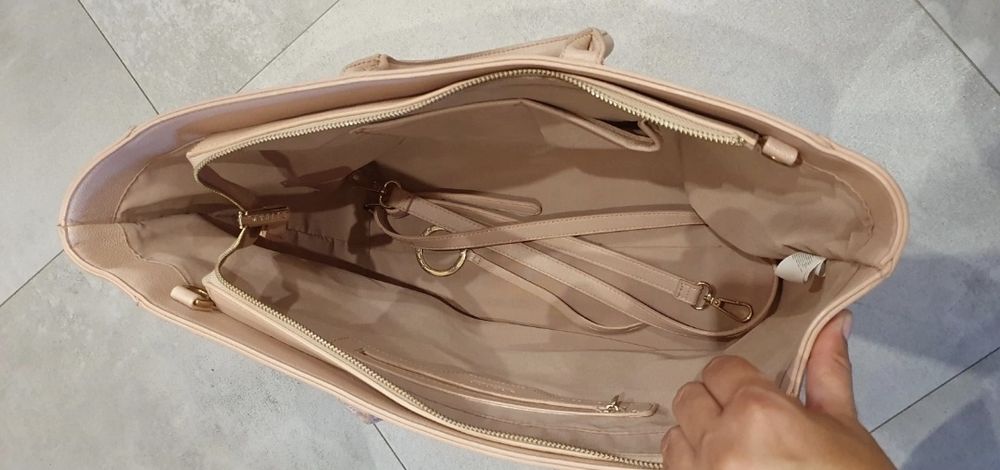 Torba shopper Mohito pudrowy róż torebka shopperka