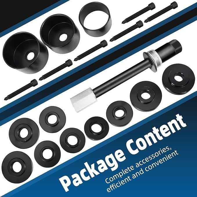 Ściągacz łożyska koła piasta adapter 19-częściowy