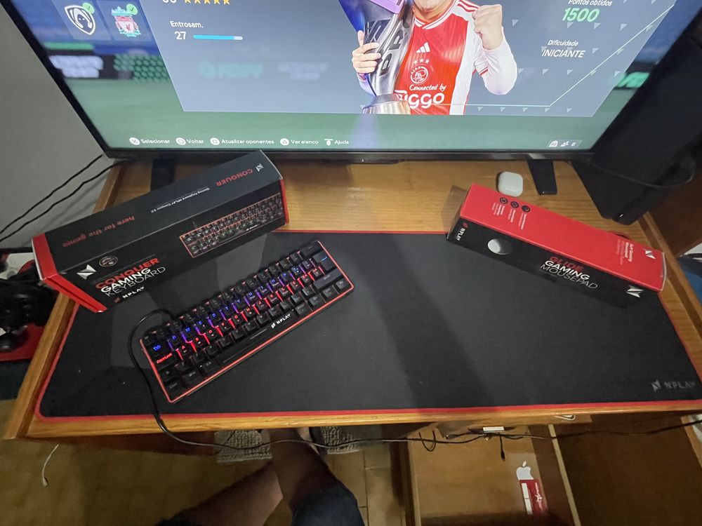 Teclado e mousepad Nplay