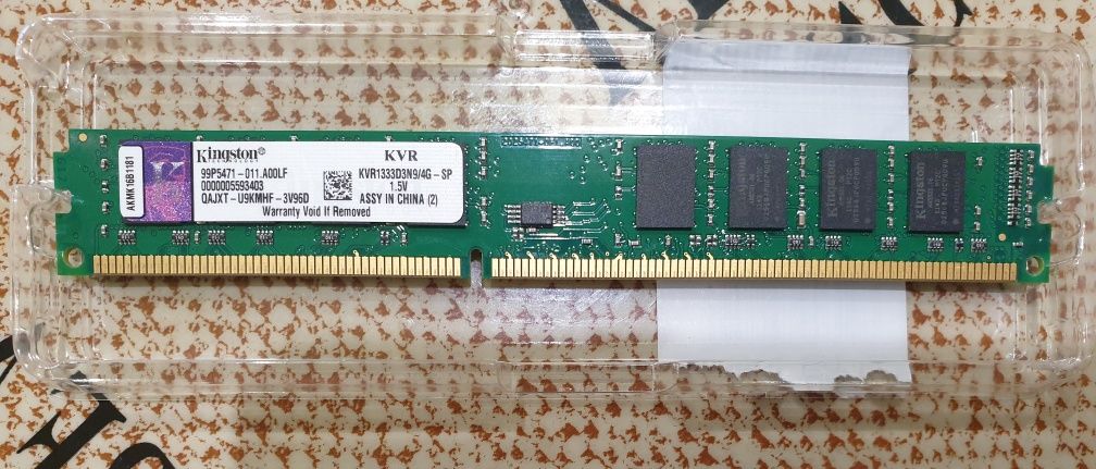 DIMM DDR3 4GB 1333MHz 16chips universal Kingston KVR1333D3N9/4G