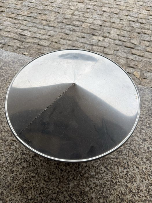 Chapeu de chamine em inox