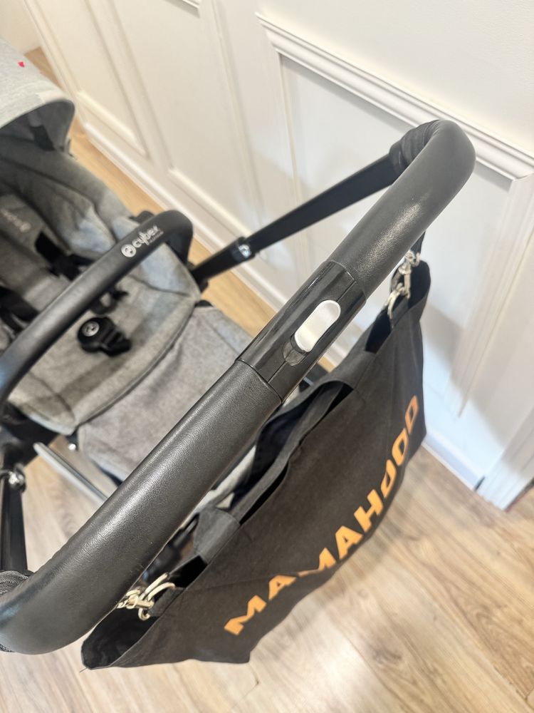 Cybex Priam Koi srebrny + torba