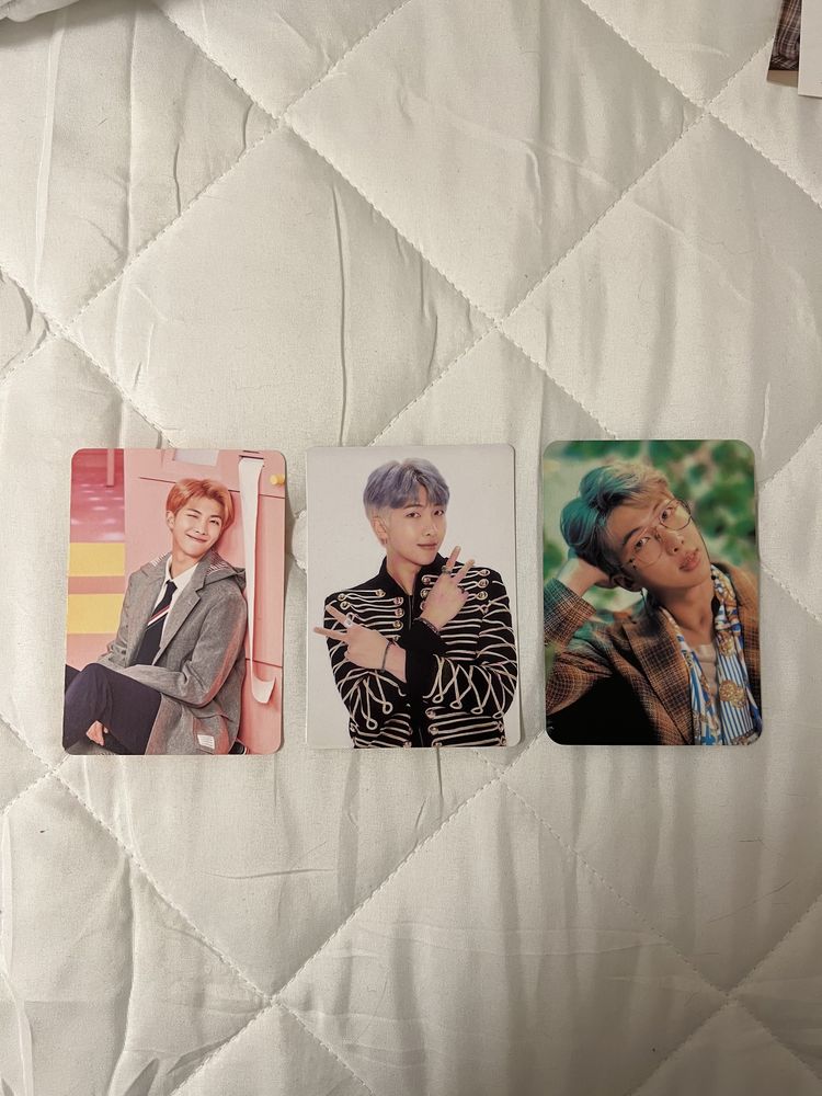 karty photocards kpop bts namjoon rm