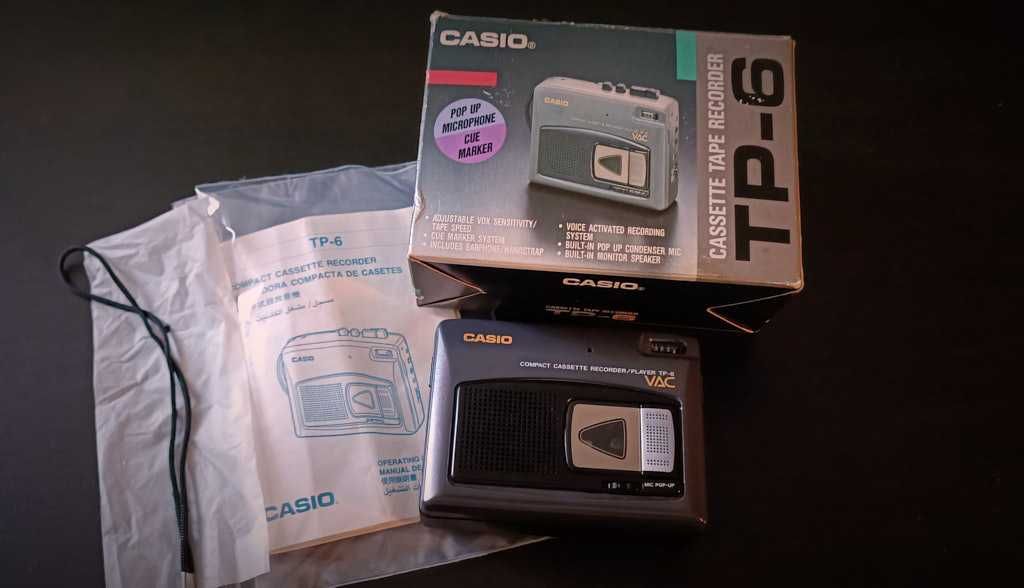 Касетний рекордер CASIO TP-6 ​​колекційний стан!
