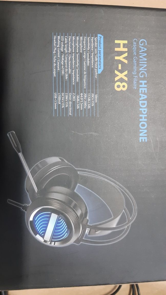 Słuchawki Gamingowe HY-X8