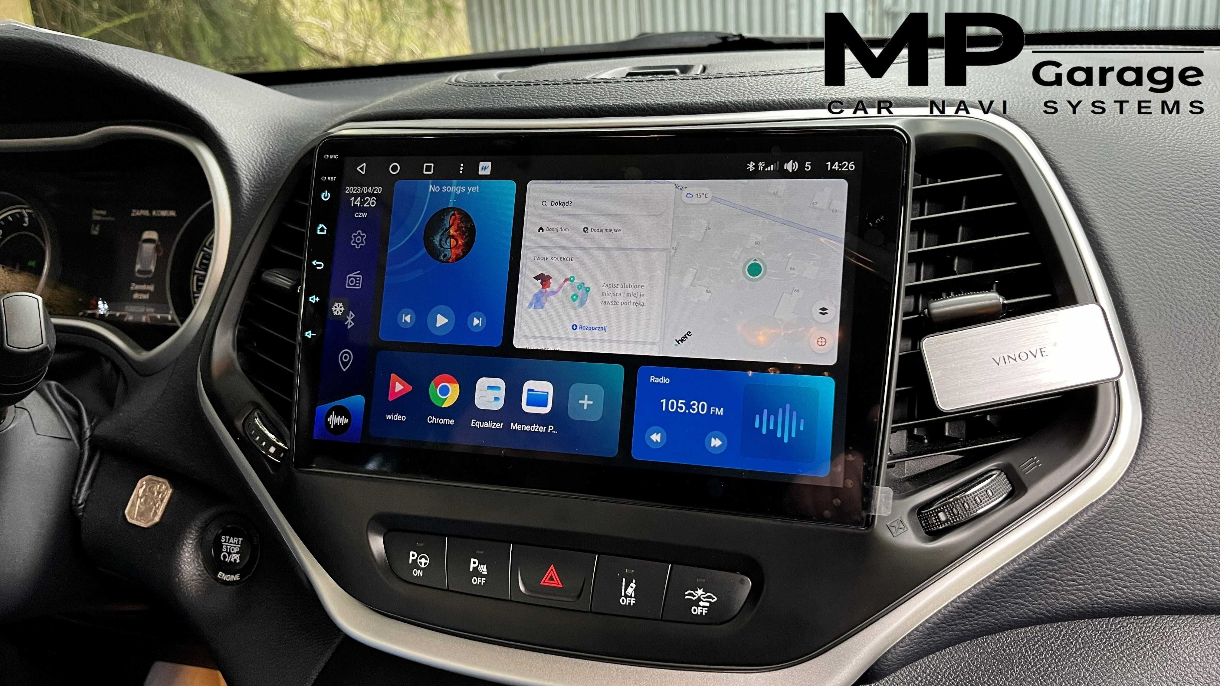 JEEP CHEROKEE 5 KL Radio Android CarPlay/AA Qled Montaż !!!