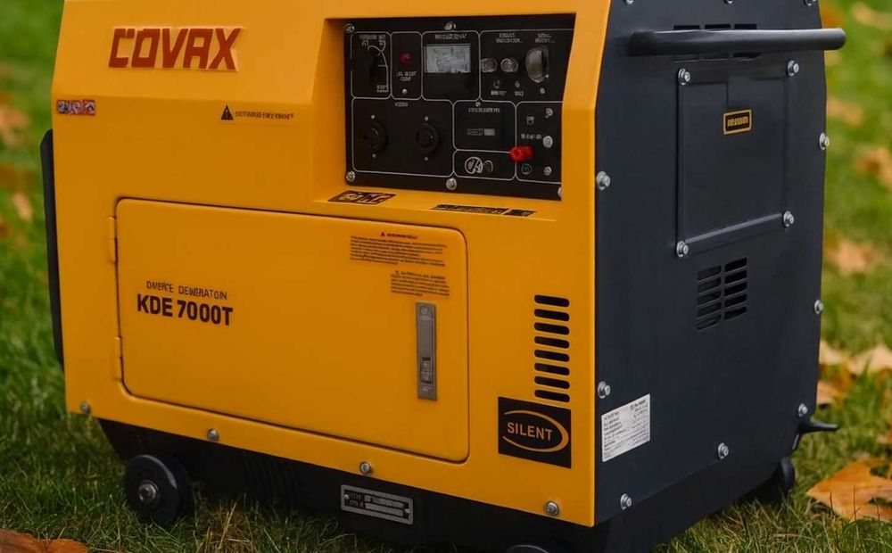 Генератор дизельний 5кВт електро стартер, мідна обмотка, колеса