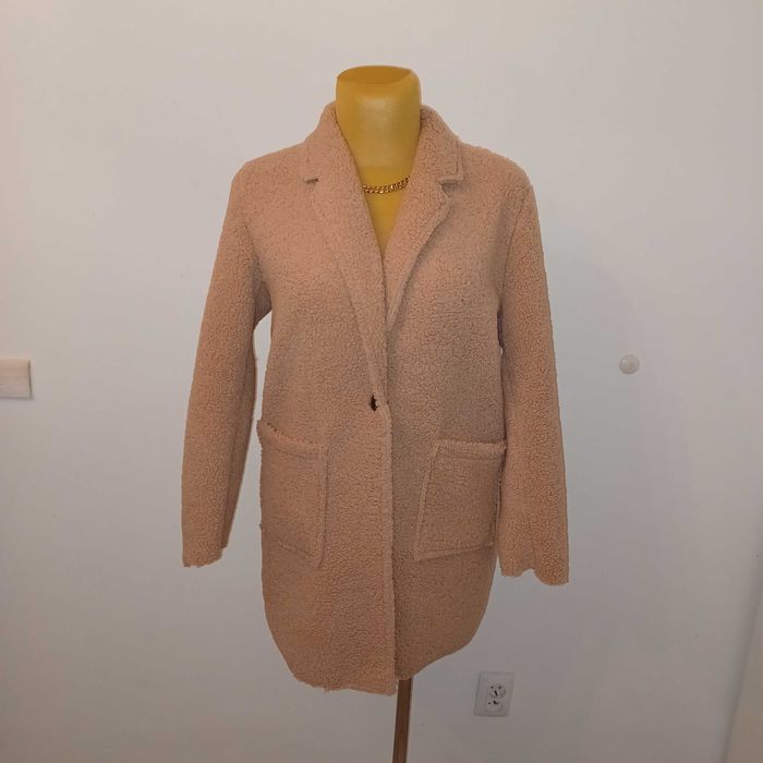 MADE IN ITALY płaszcz baranek super stan IDEAŁ dla L/XL