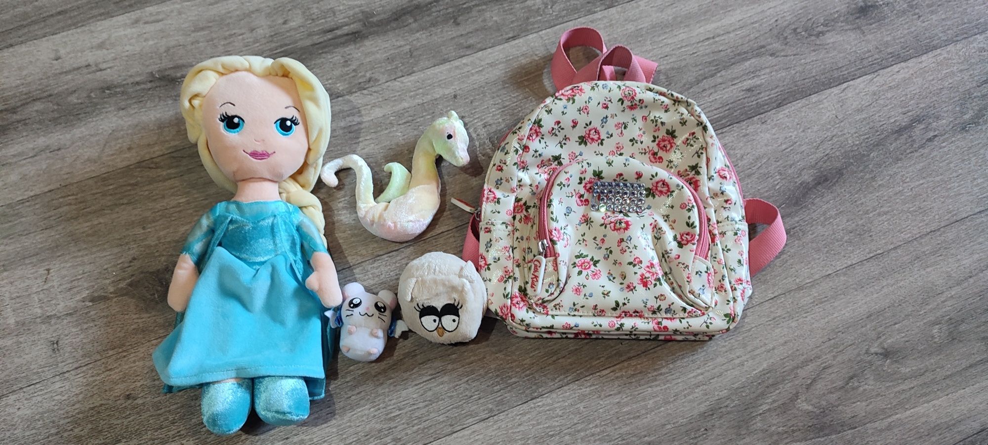 Рюкзак для девочки  Ельза мягкая и игрушки