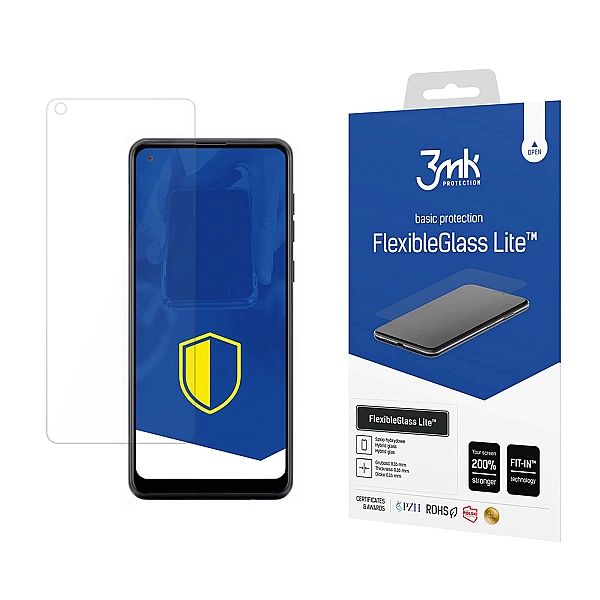 Szkło hybrydowe 3mk FlexibleGlass Lite™ na Samsung Galaxy A21s