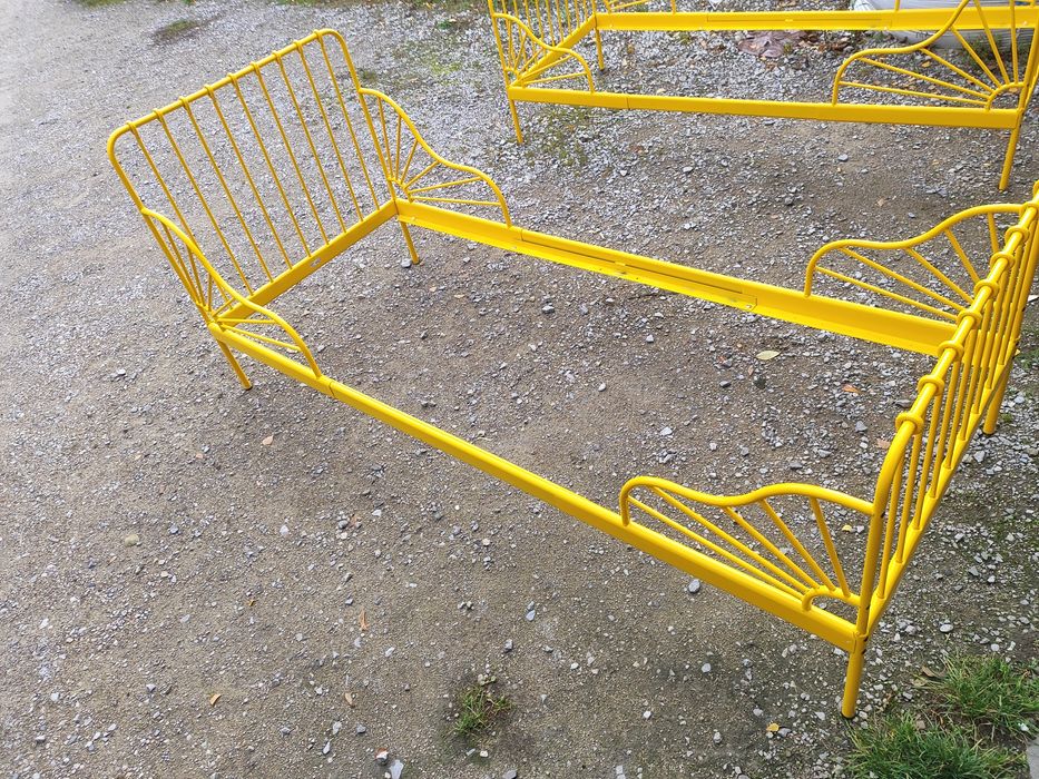 Łóżko ikea żółte