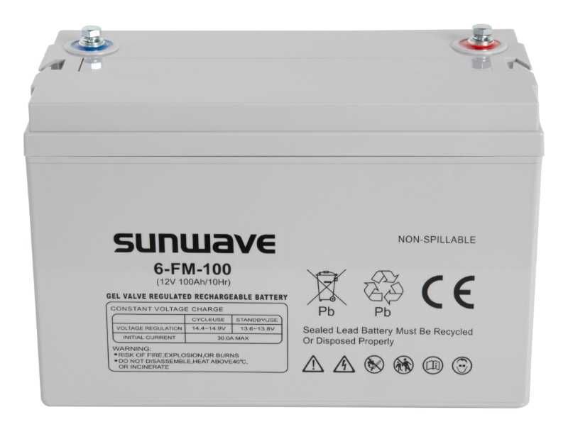 Аккумулятор гелевый 100 ач SANWAVE