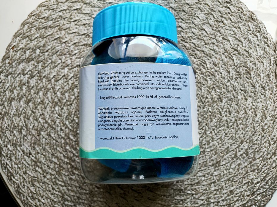 Zoolek Filtrax GH 5x100g - Obniża twardość ogólną wody