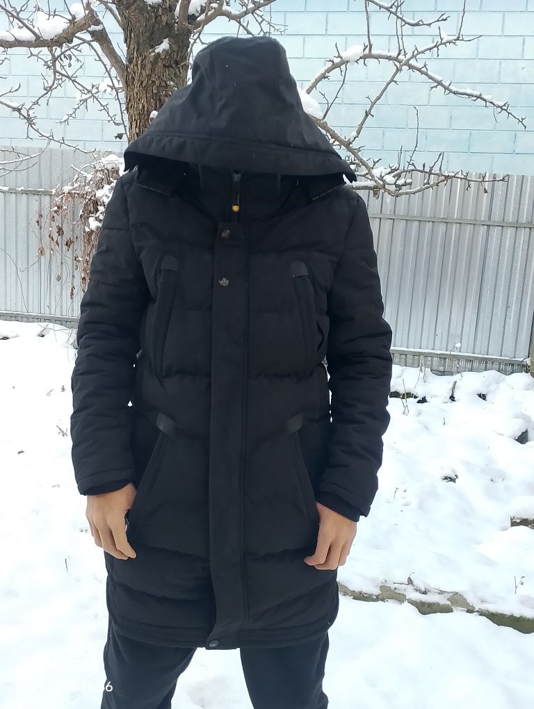 Тепле зимове пальто чоловіче,