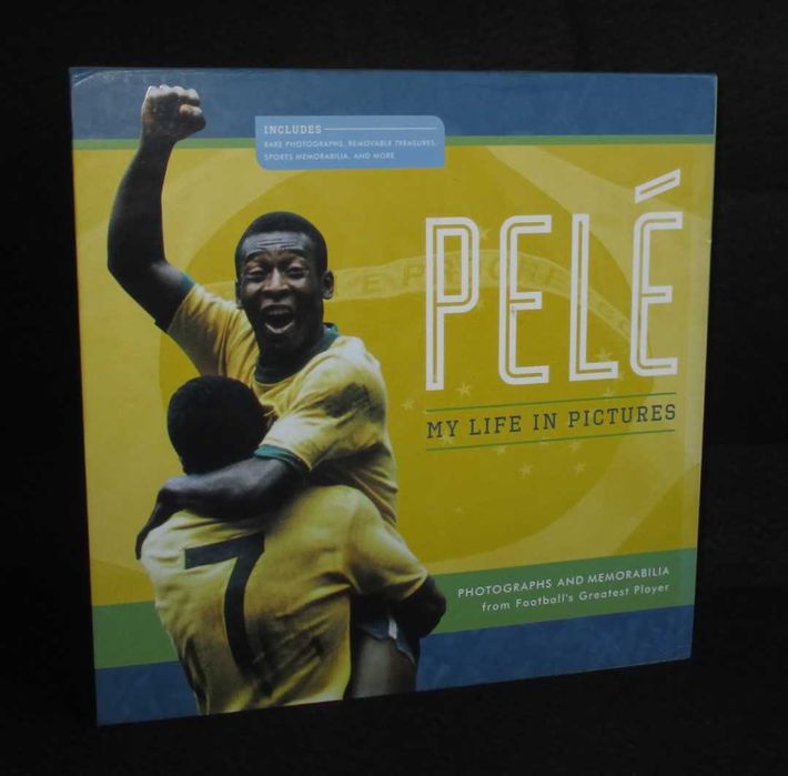 Livro Pelé My Life in Pictures Pelé Memorabilia Desportiva