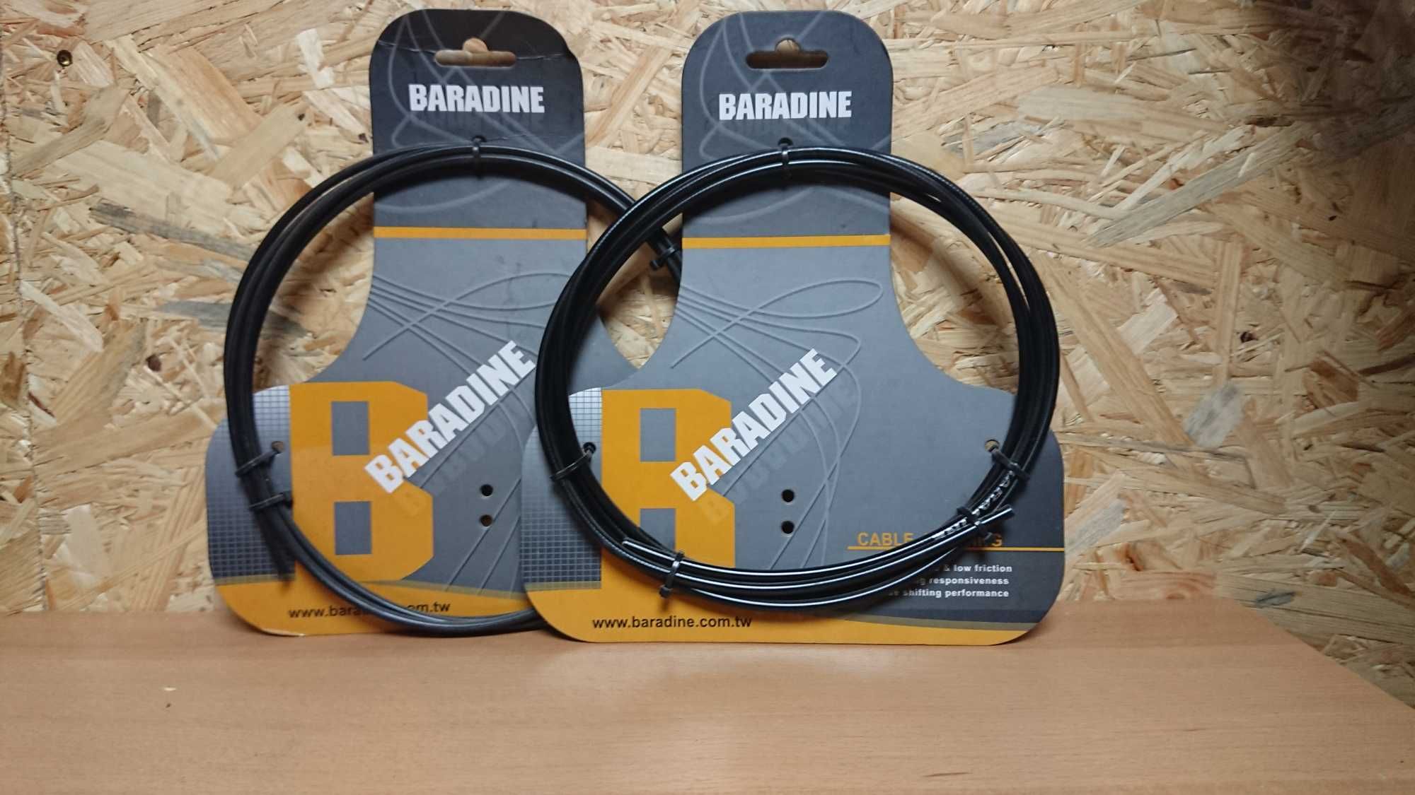 Zestaw pancerzy (hamulcowe+przerzutkowe) BARADINE czarny