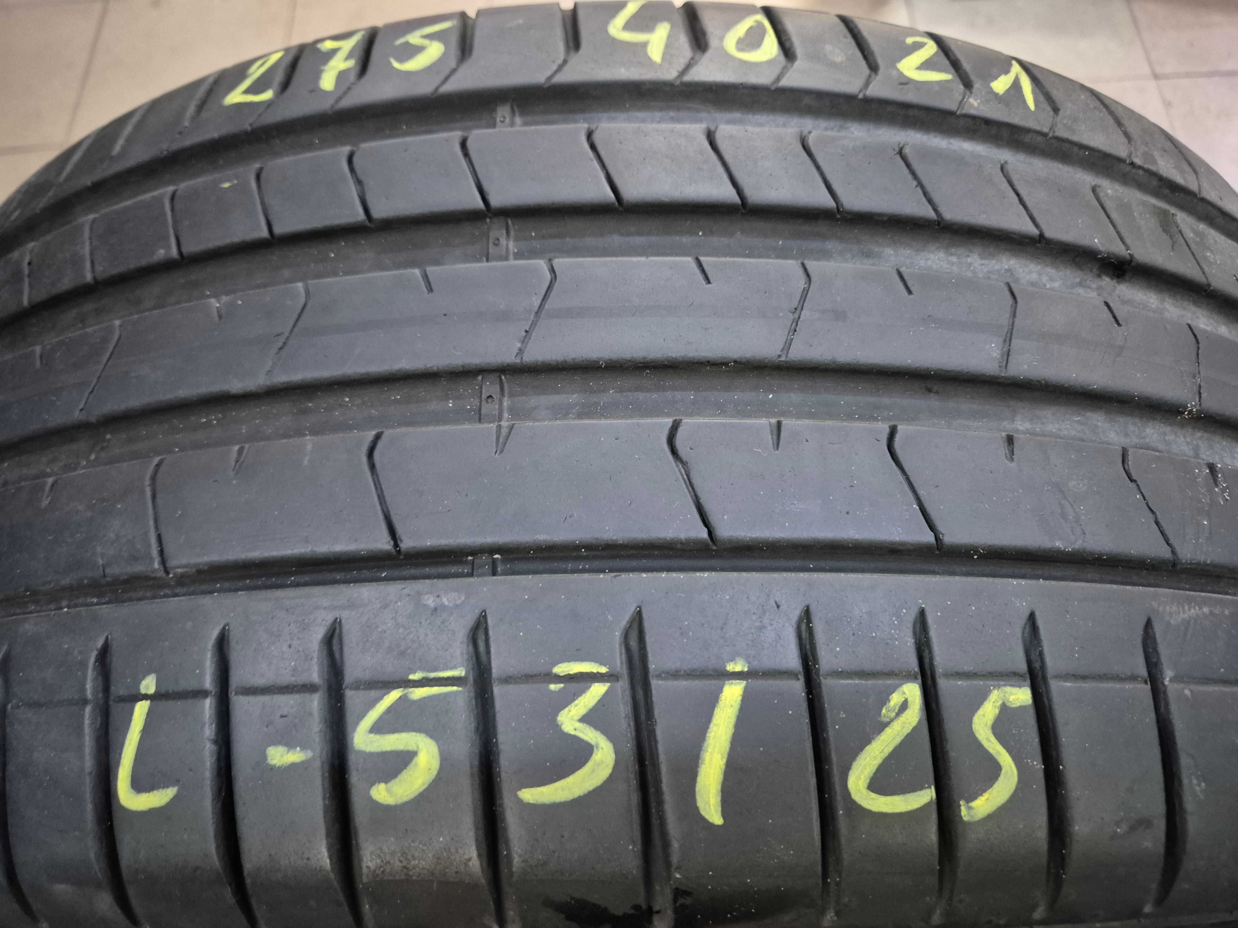 275/40r21 315/35r21 * RSC PZ4 (L53/25)007 4szt 6mm 20r PIRELLI Pzero