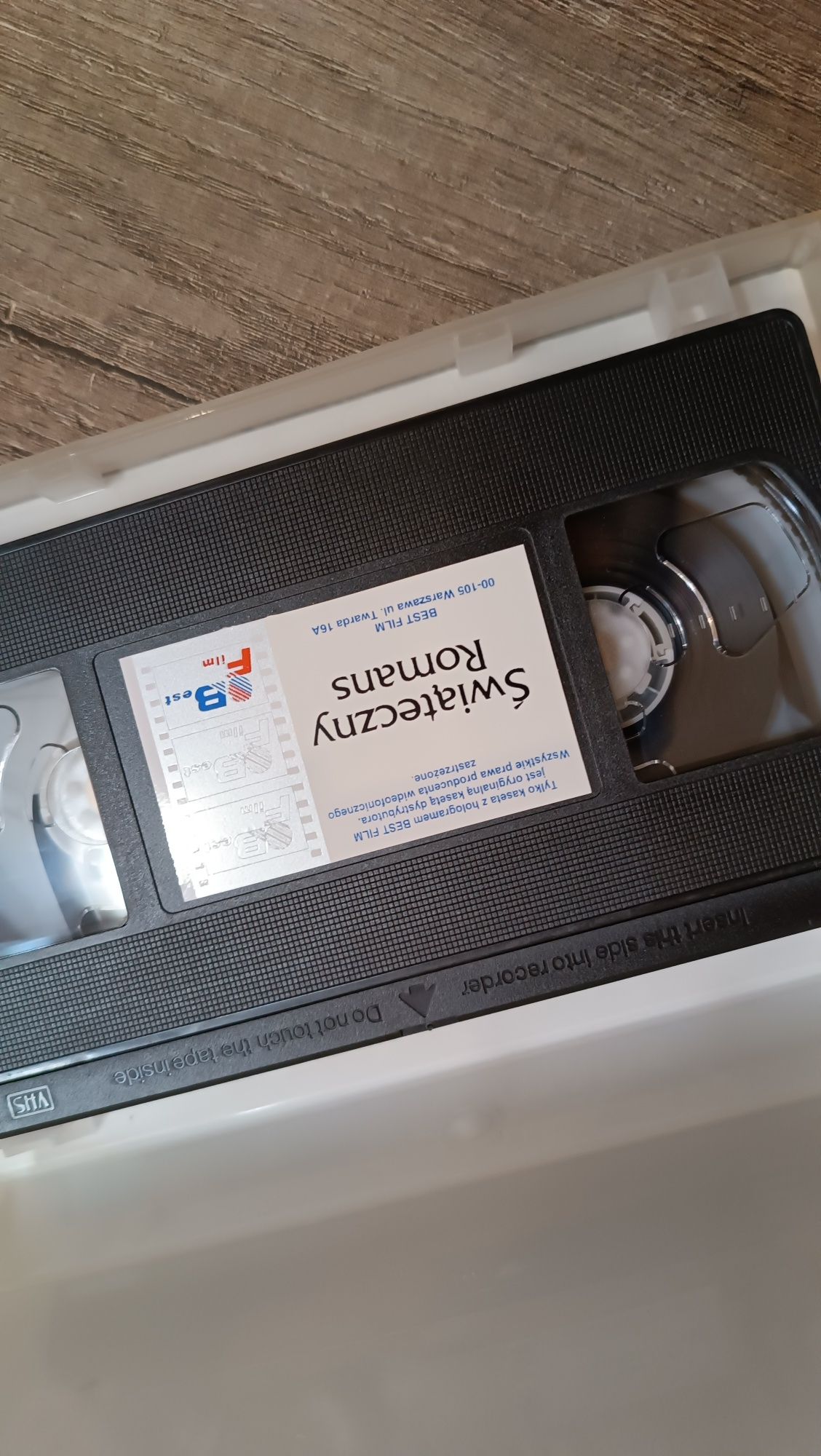 Kaseta VHS z filmem Świąteczny romans