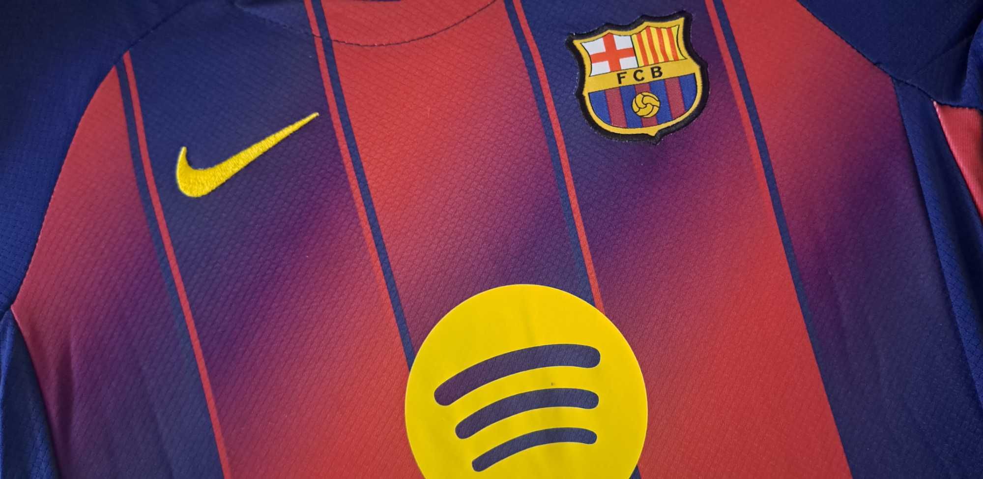 FC Barcelona Lamine Yamal Nr 10 Strój Zestaw Komplet na wzrost 145-155