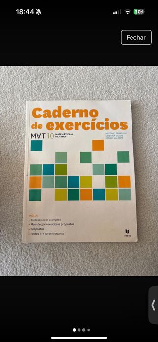 caderno de exercicios matematica