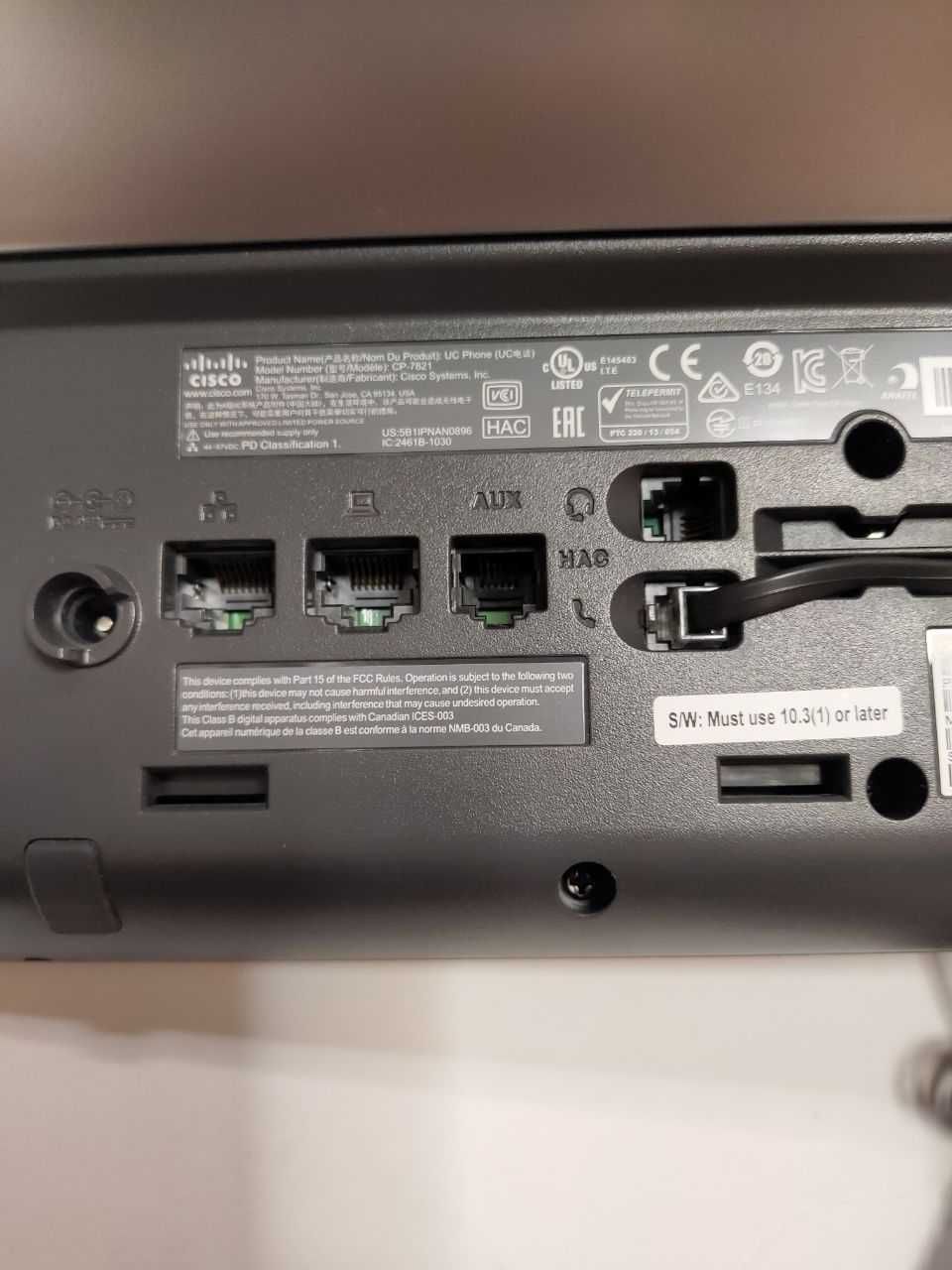 IP-телефон Cisco CP-7821-K9=
