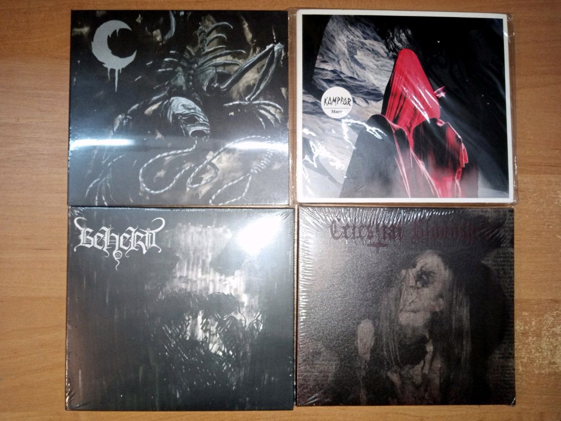 Black metal digipack.